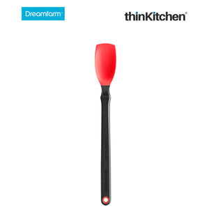 Dreamfarm Mini Supoon - Non-Stick Silicone Sit Up Scraping, Red