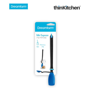 Dreamfarm Mini Supoon - Non-Stick Silicone Sit Up Scraping, Blue