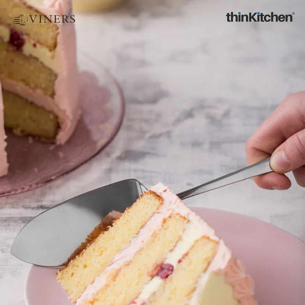Premium 13" Stainless Steel Cake Server Slicer in a Gift Box for Cakes, Desserts|Rust Resistant, Dishwasher Safe | Crafted in UK