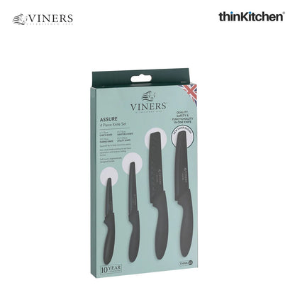Viners Assure 4 Piece stainless steel Knife Set