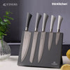 Viners Premium 6-Piece Stainless Steel Knife Set with Magnetic Stand, Gift Box with 10 Years Guarantee | Crafted in UK for thinKitchen