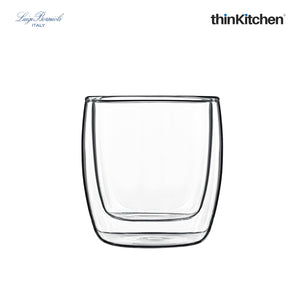 Luigi Bormioli Michelangelo Thermic Food & Design Double Wall Glasses, Set of 2, 110 ml