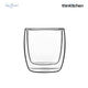 Luigi Bormioli Michelangelo Thermic Food & Design Double Wall Glasses, Set of 2, 110 ml