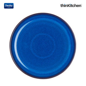 Denby Imperial Blue Medium Coupe Plate