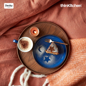 Denby Imperial Blue Medium Coupe Plate