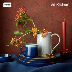 Denby Imperial Blue Coupe Dinner Plate