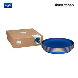 Denby Imperial Blue Coupe Dinner Plate