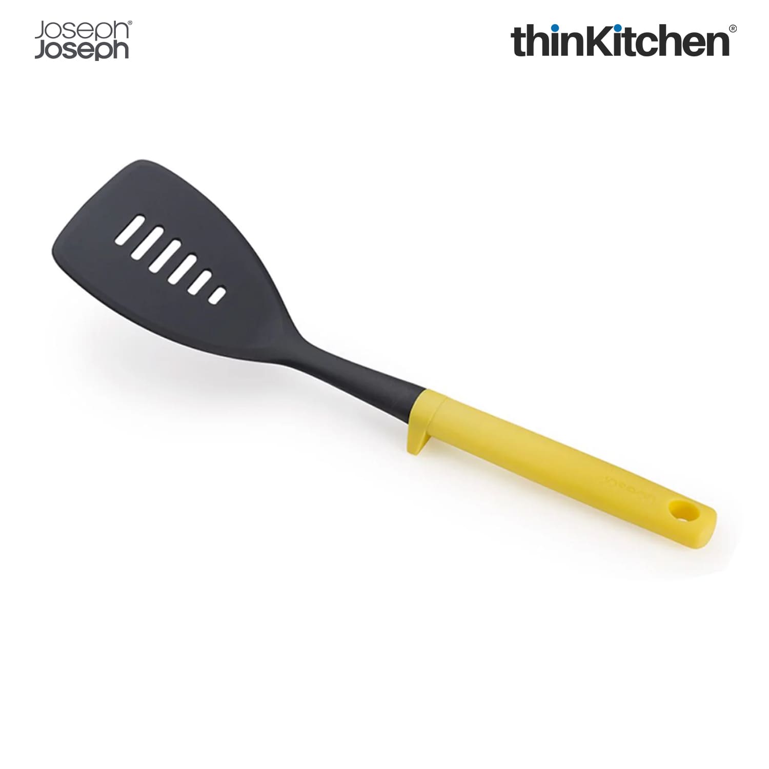 Joseph Joseph Duo Slotted Turner, Non Stick Nylon Cooking Spatula with Integrated Tool Rest - 6