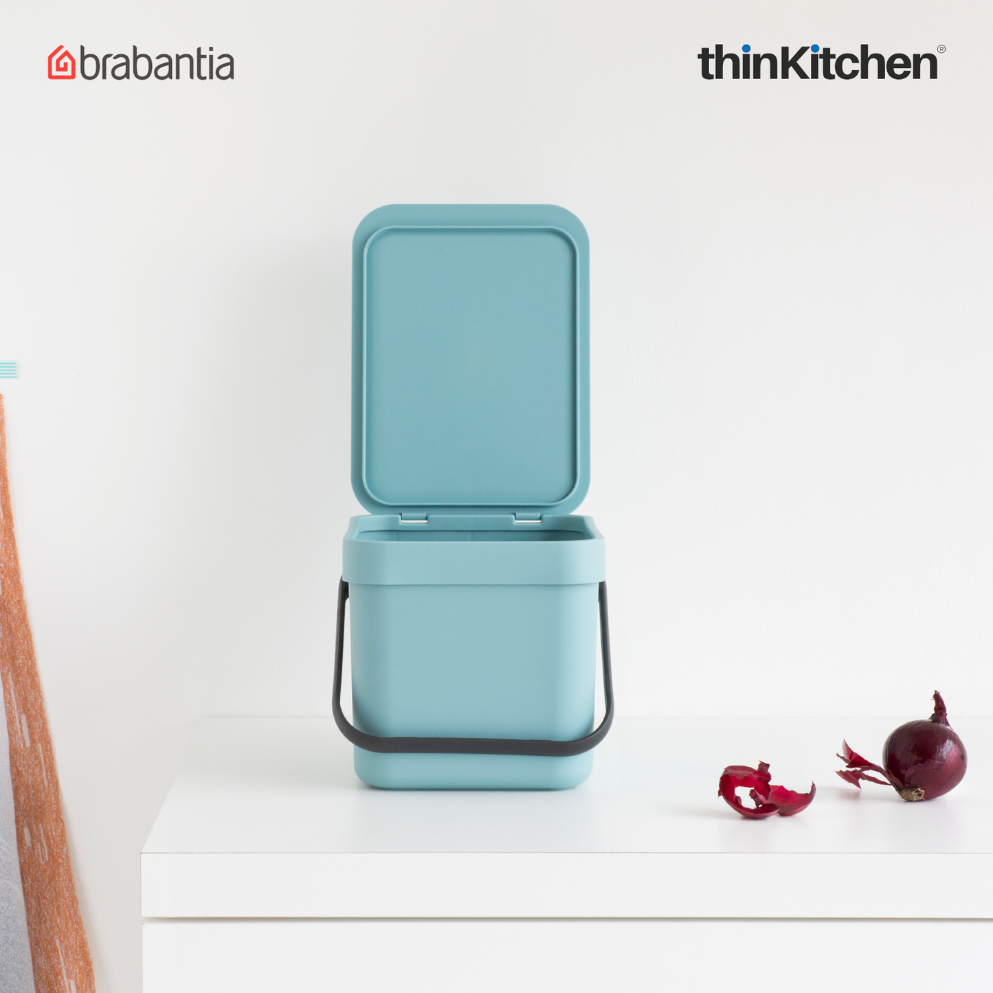 Brabantia, Waste Management, Dustbin, Sort & Go Waste Bin, 6 Litre, Mint