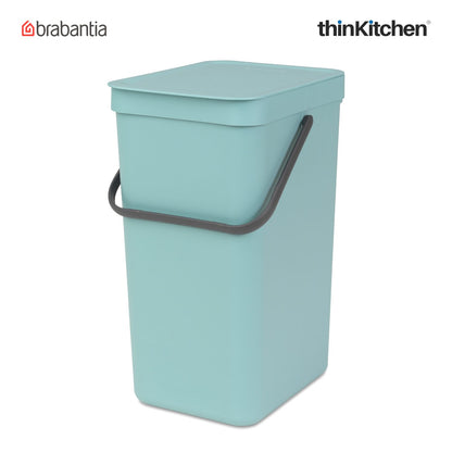 Brabantia Sort Go Waste Bin 16 Litre Mint