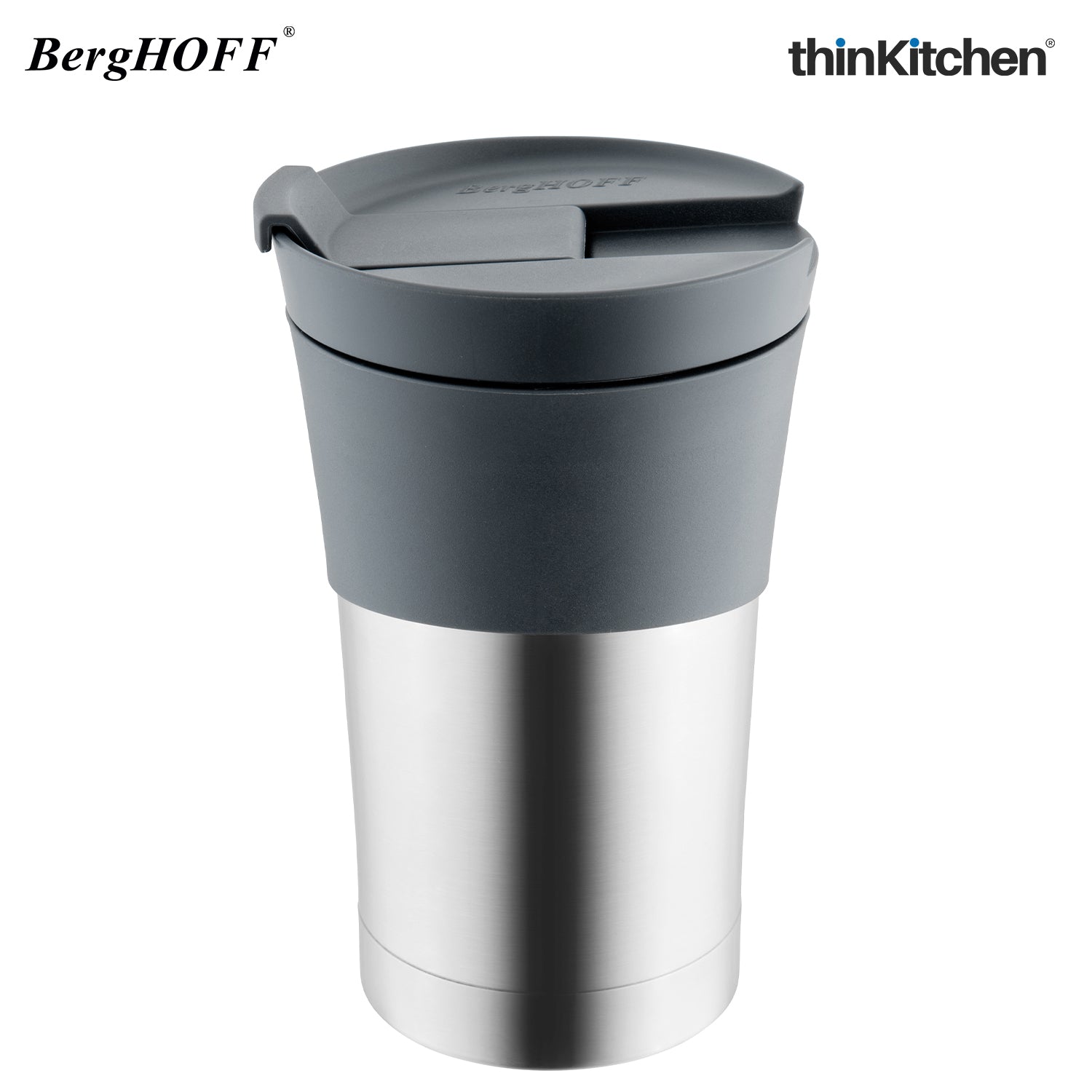 BergHOFF Straight 2 Pc. Stainless Steel Coffee Mug Set