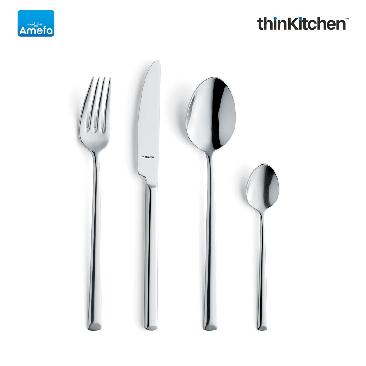 Amefa Metropole Stainless Steel Cutlery Set 24 Pieces