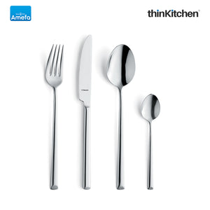 Amefa Metropole Stainless Steel Cutlery Set, 24-Pieces