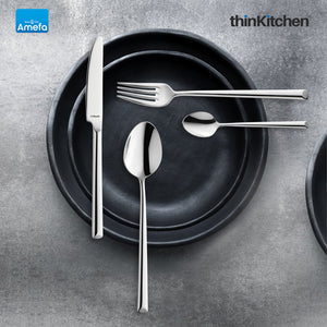 Amefa Metropole Stainless Steel Cutlery Set, 24-Pieces