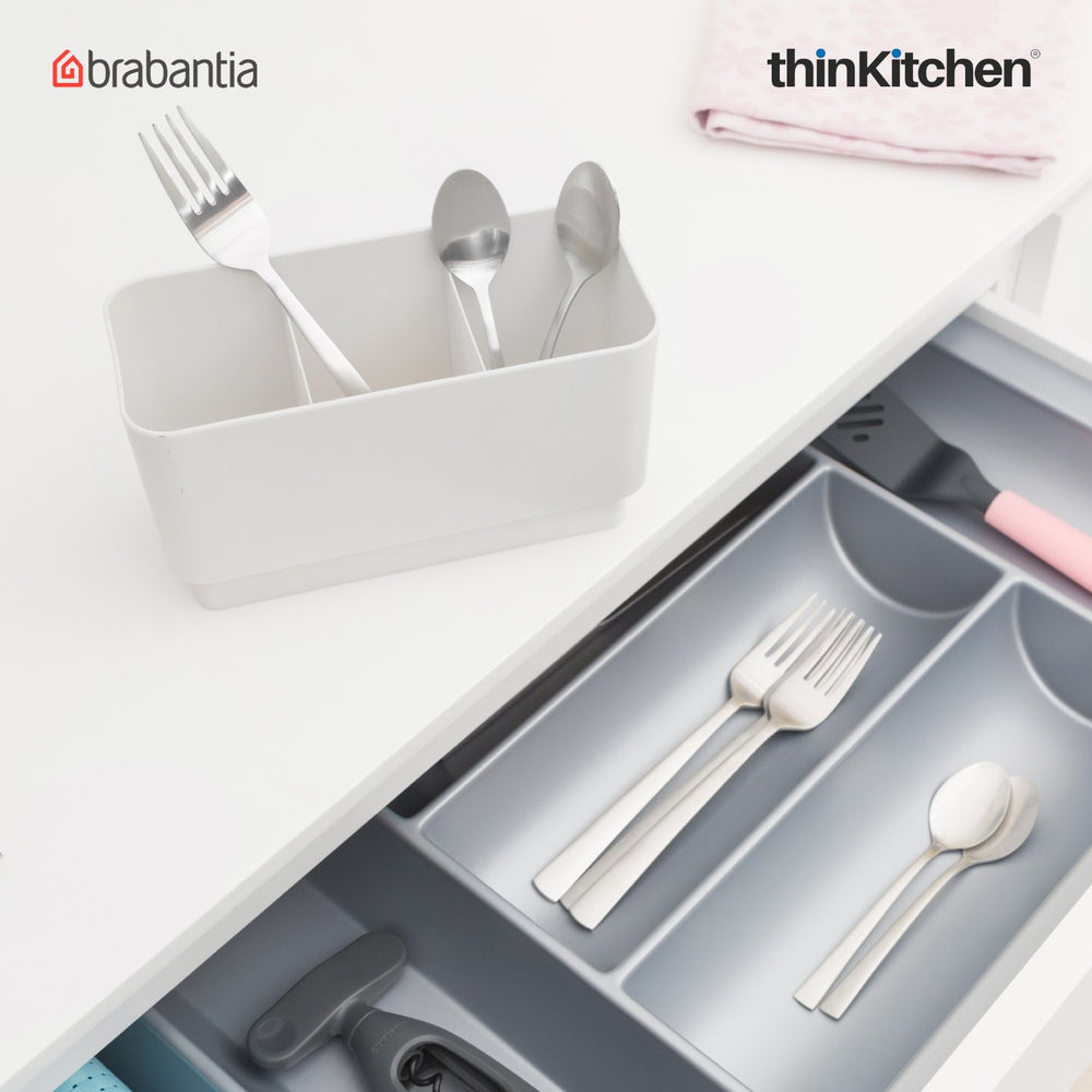 Brabantia Stainless Steel Dish Drying Rack, Light Grey