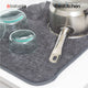 Brabantia Microfibre Dish Drying Mat, Dark Grey
