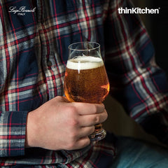 Luigi Bormioli Birrateque Craft Beer Wheat Glass Set of 2 | Premium Craft Beer Glassware