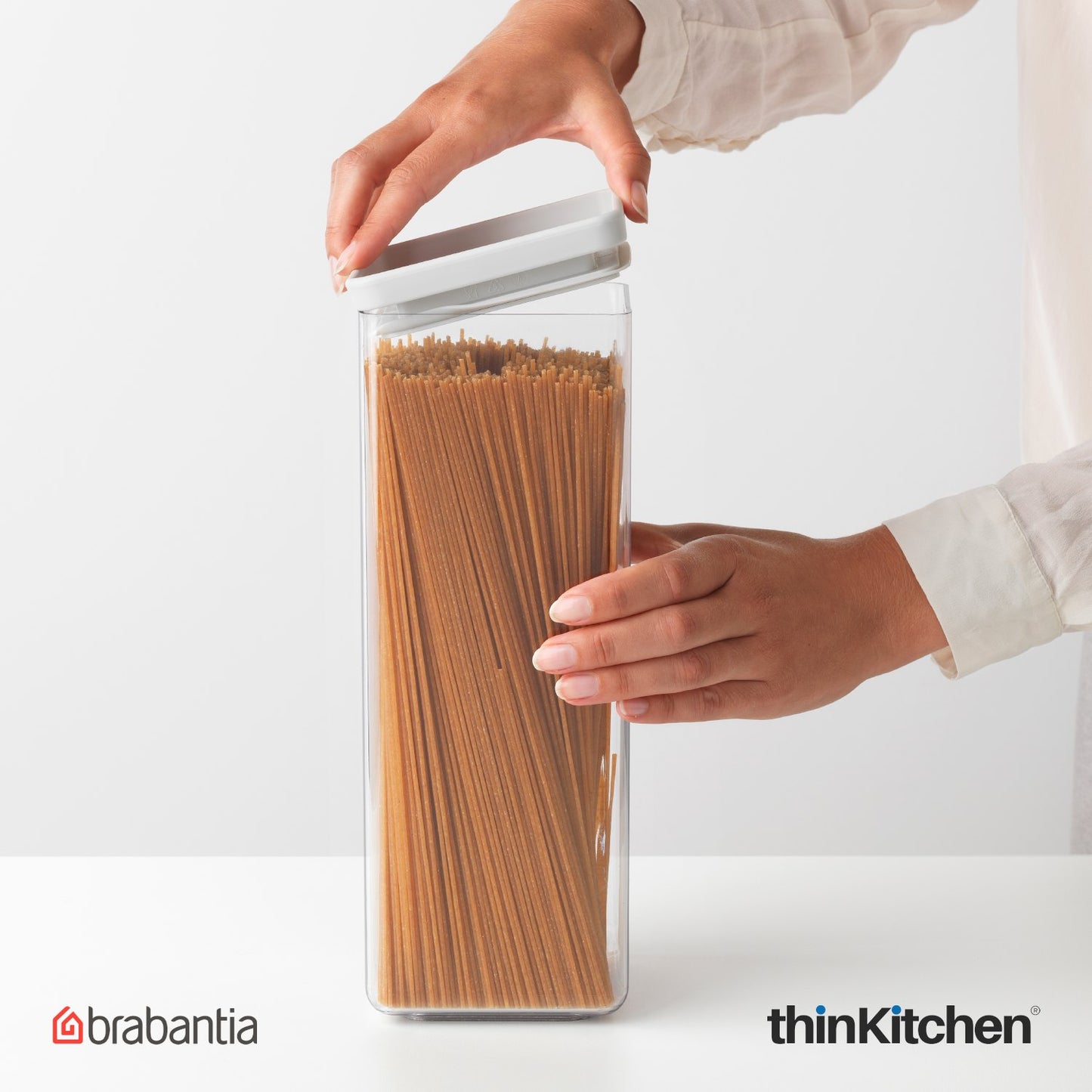 Brabantia Square Food Storage Canister 2 5 Litre 1
