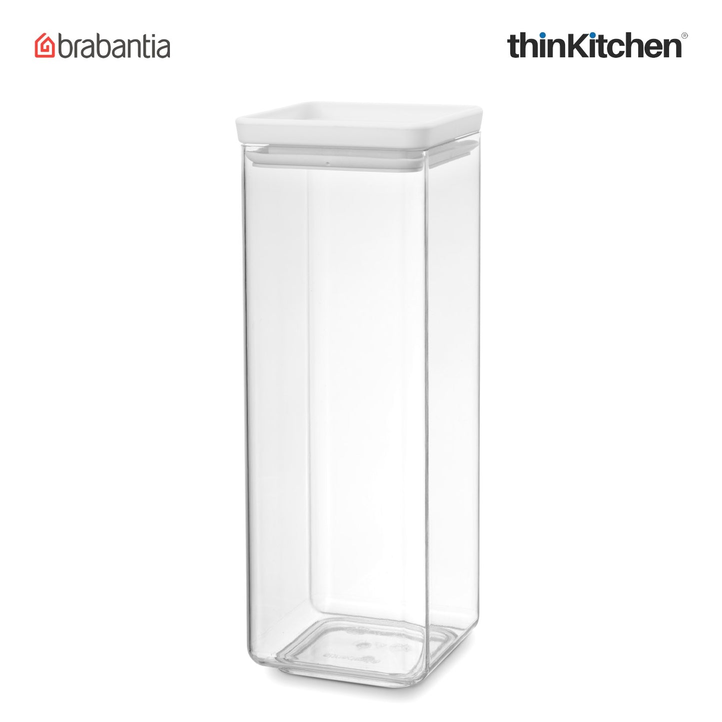 Brabantia Square Food Storage Canister 2 5 Litre 1