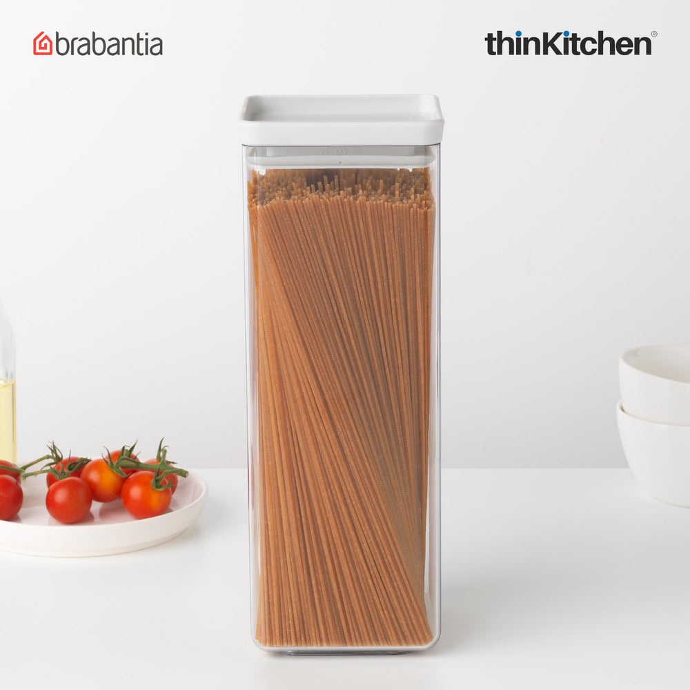 Brabantia Square Food Storage Canister, 2.5 Litre