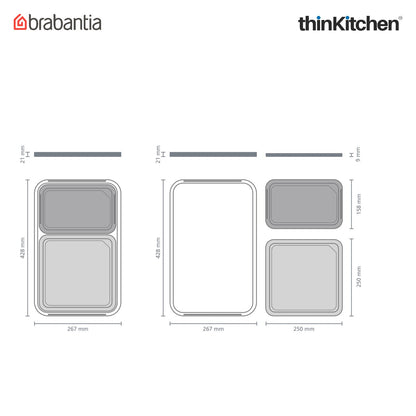Brabantia Tasty+ Chopping Board Set - Mixed