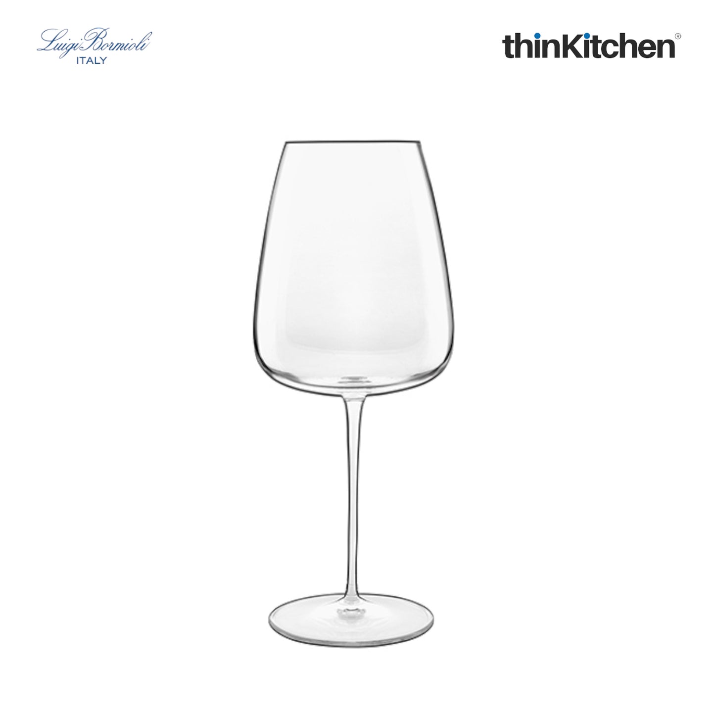 Luigi Bormioli Talismano Bordeaux Glass Set of 4 | Elegant Bordeaux Glassware | Durable Dishwasher Safe Wine Glasses