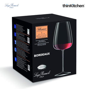 Luigi Bormioli Talismano Bordeaux Glasses, Set of 4, 700 ml