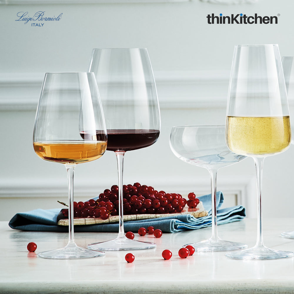 Luigi Bormioli Talismano 450ml Premium White Wine Glasses, Set of 4