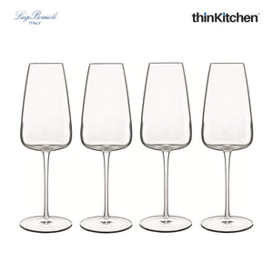 Luigi Bormioli Talismano Prosecco Glasses, Set of 4, 400 ml