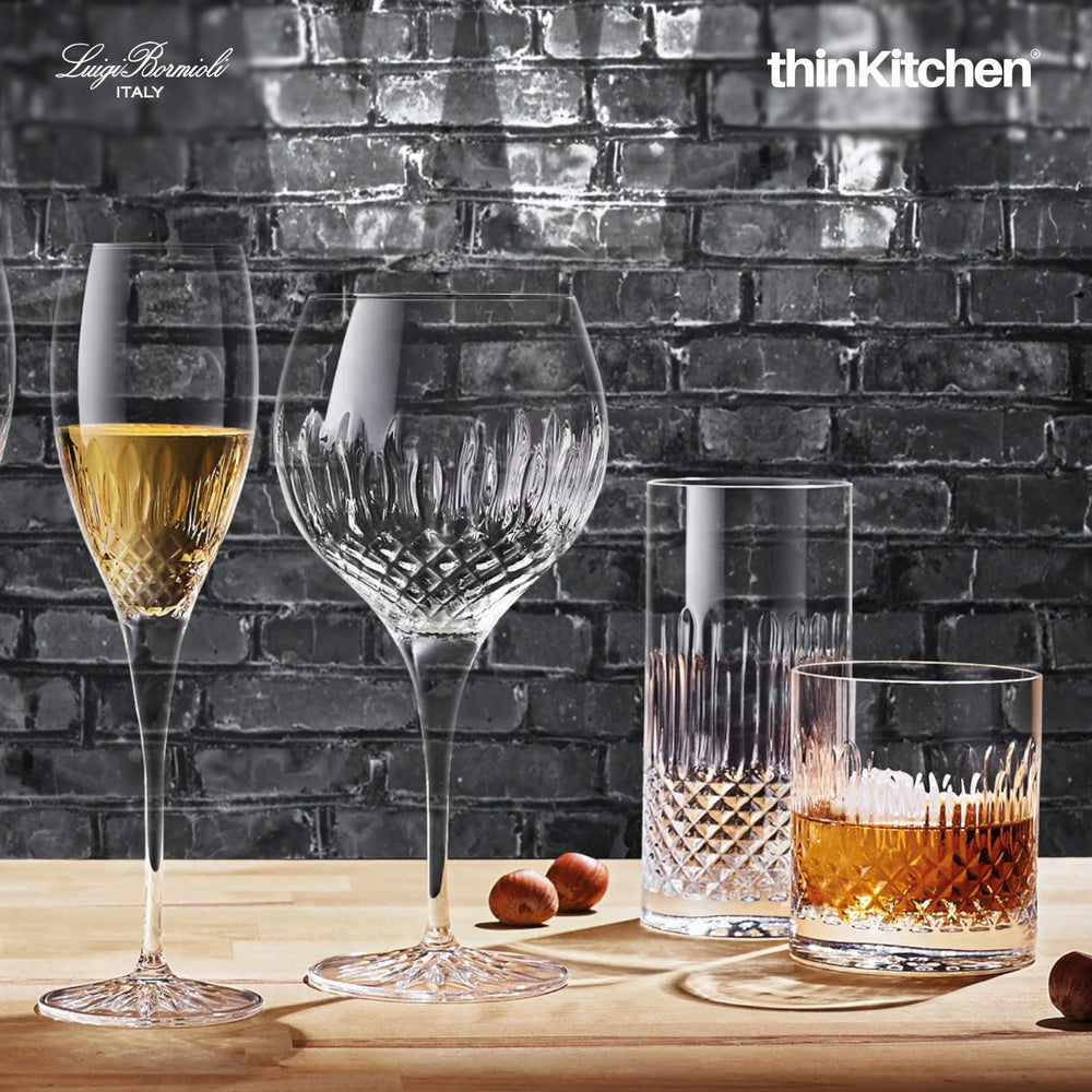 Luigi Bormioli Premium 4 x 520ml Crystal All Purpose Wine Glasses