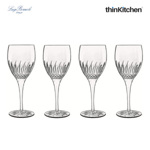 Luigi Bormioli Diamante Riesling Glasses, Set of 4, 380 ml