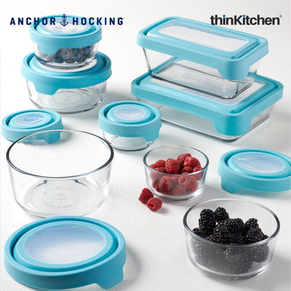 Anchor Hocking Trueseal Lid 16 pcs set Food Storage Container