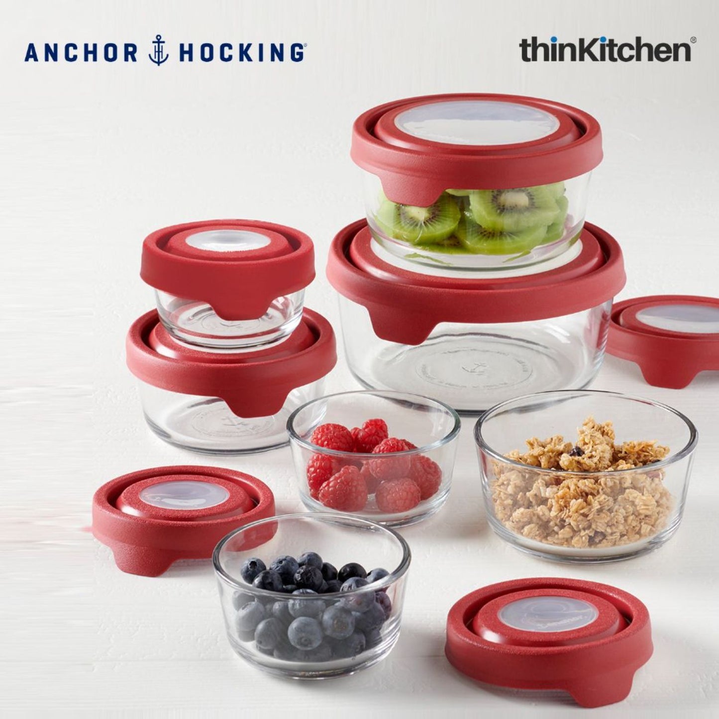 Anchor Hocking Trueseal Lid 15 pcs set Food Storage Container