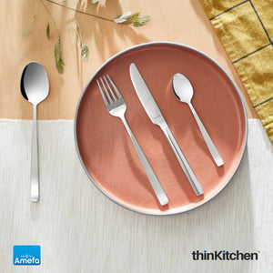 Amefa Martin Stainless Steel Mocca Spoon Set, 6-pc