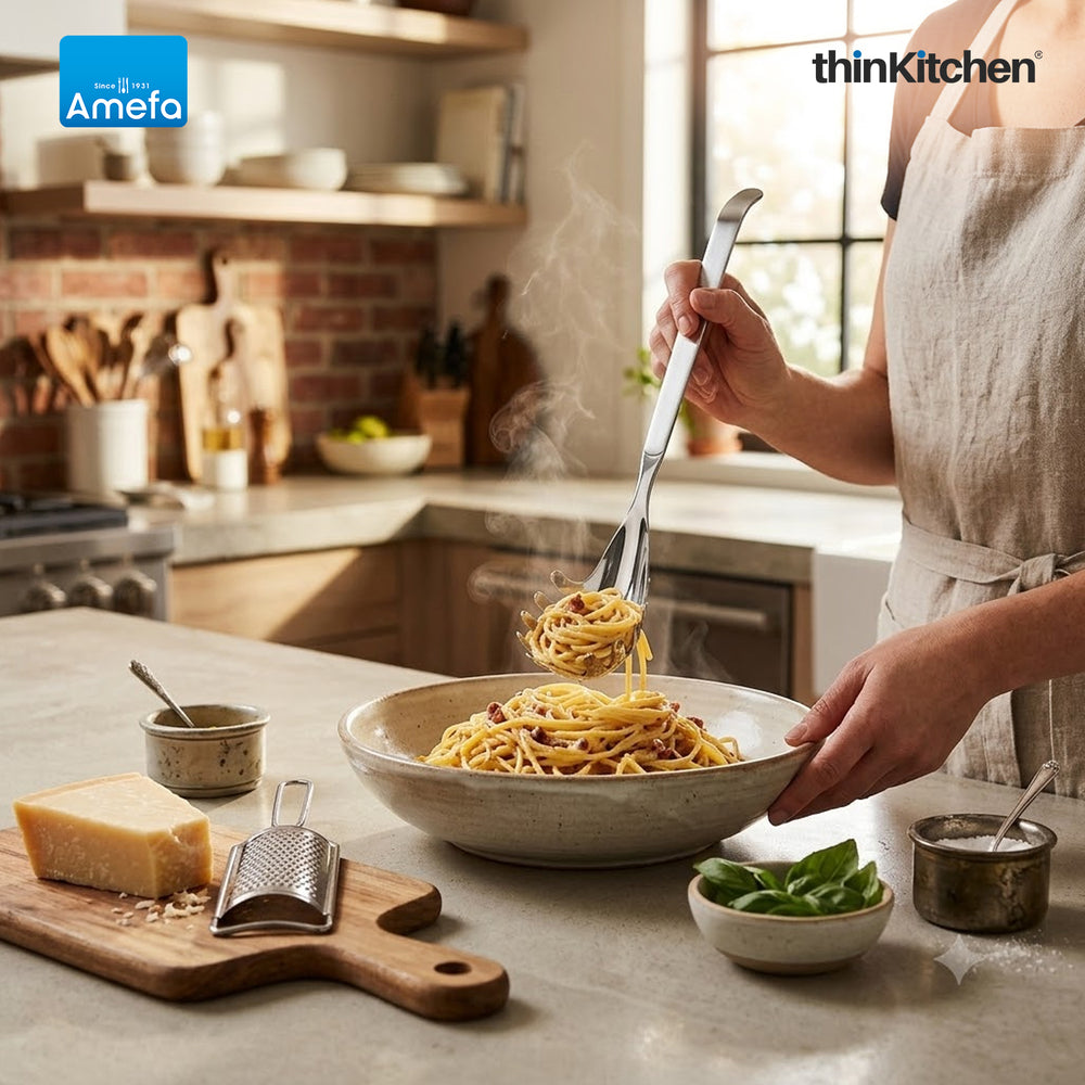 Amefa Buffet Stainless Steel Spaghetti Spoon