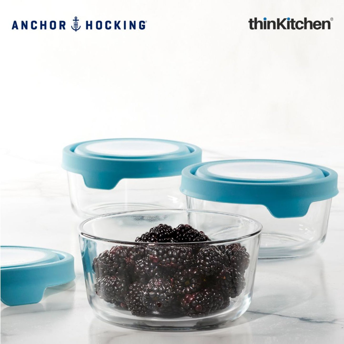 Anchor Hocking Trueseal Lid 6pcs set  Food Storage Container