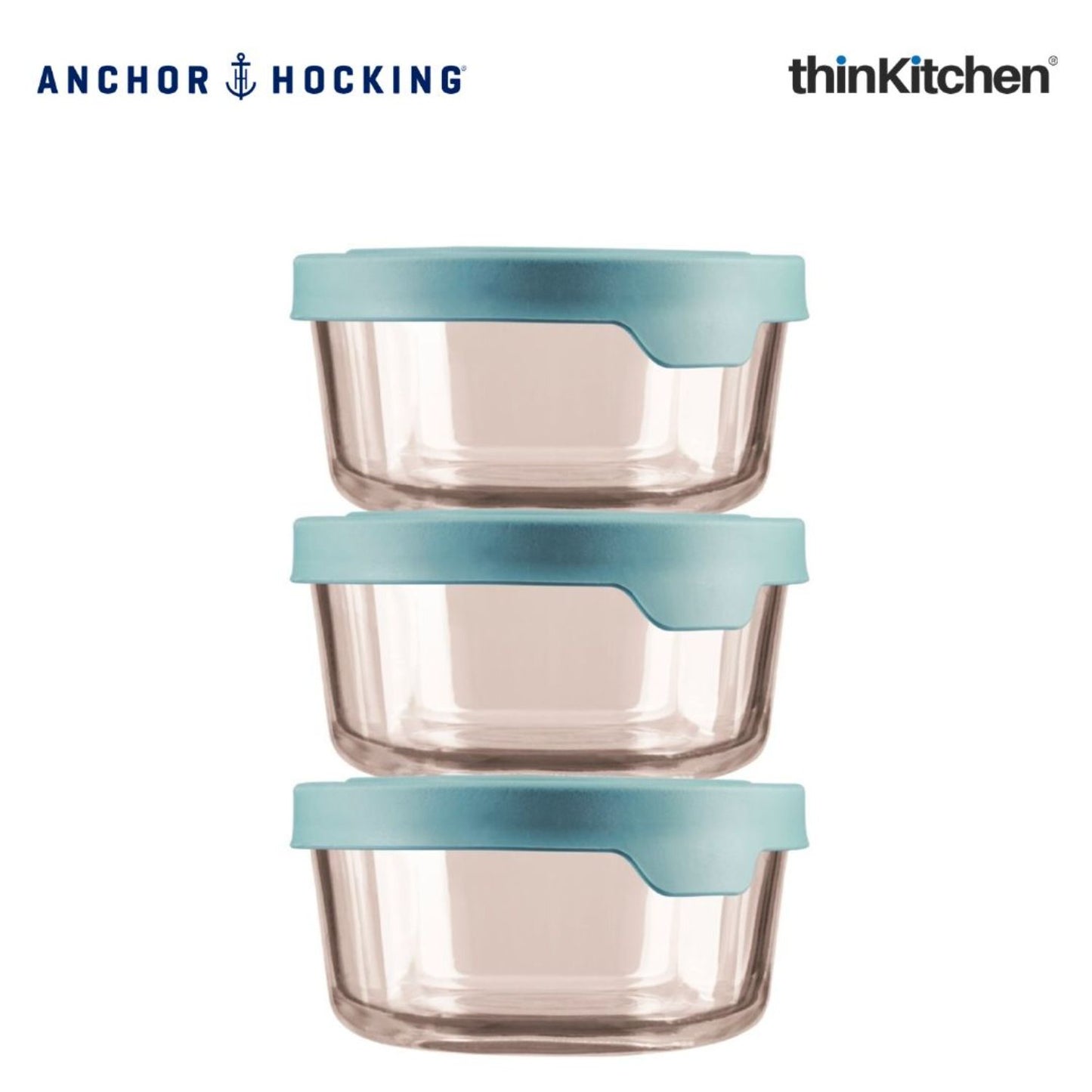 Anchor Hocking Trueseal Lid 6pcs set  Food Storage Container