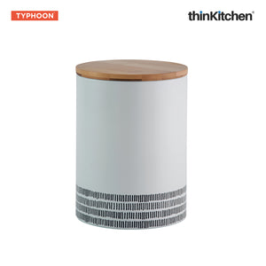 Typhoon White Monochrome Medium Storage Canister