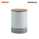 Typhoon White Monochrome Medium Storage Canister