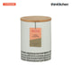 Typhoon White Monochrome Medium Storage Canister