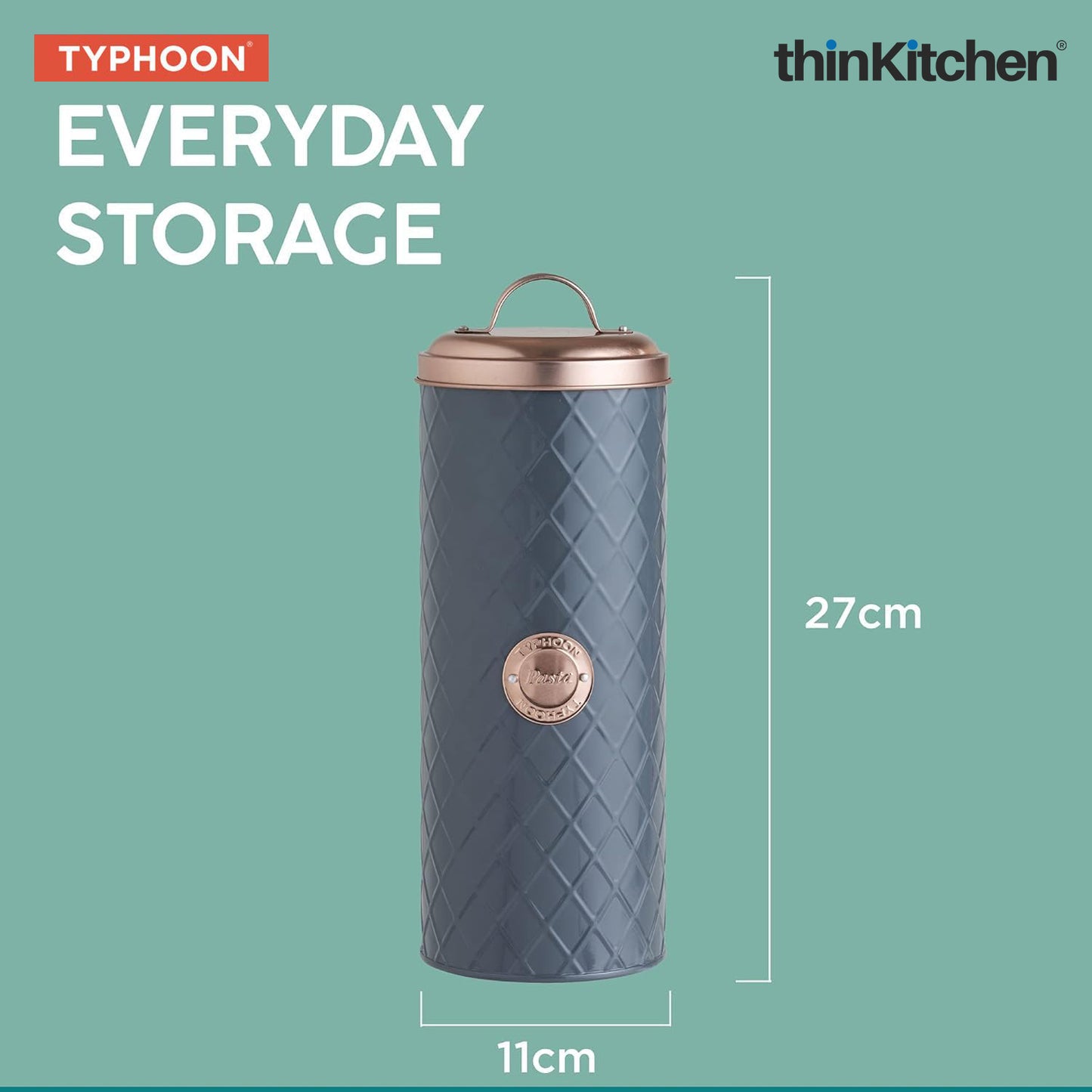 Typhoon Henrik Copper Pasta Storage