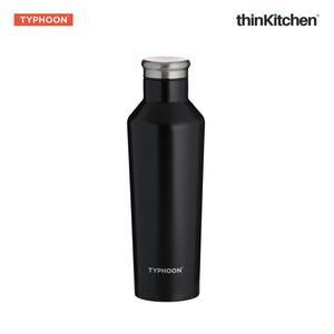 Typhoon Pure Double Wall Bottle, Black, 500ml