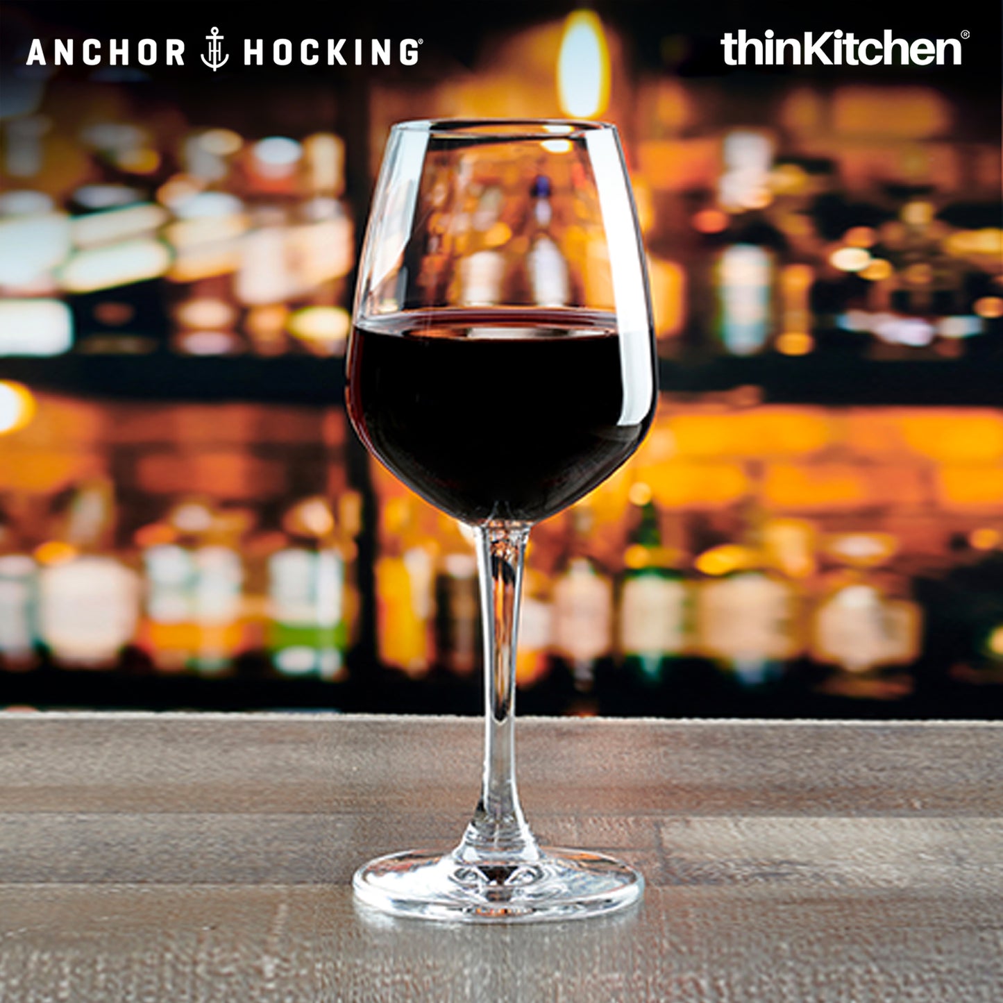 Anchor Hocking Florentine II Red Wine - 452 ml