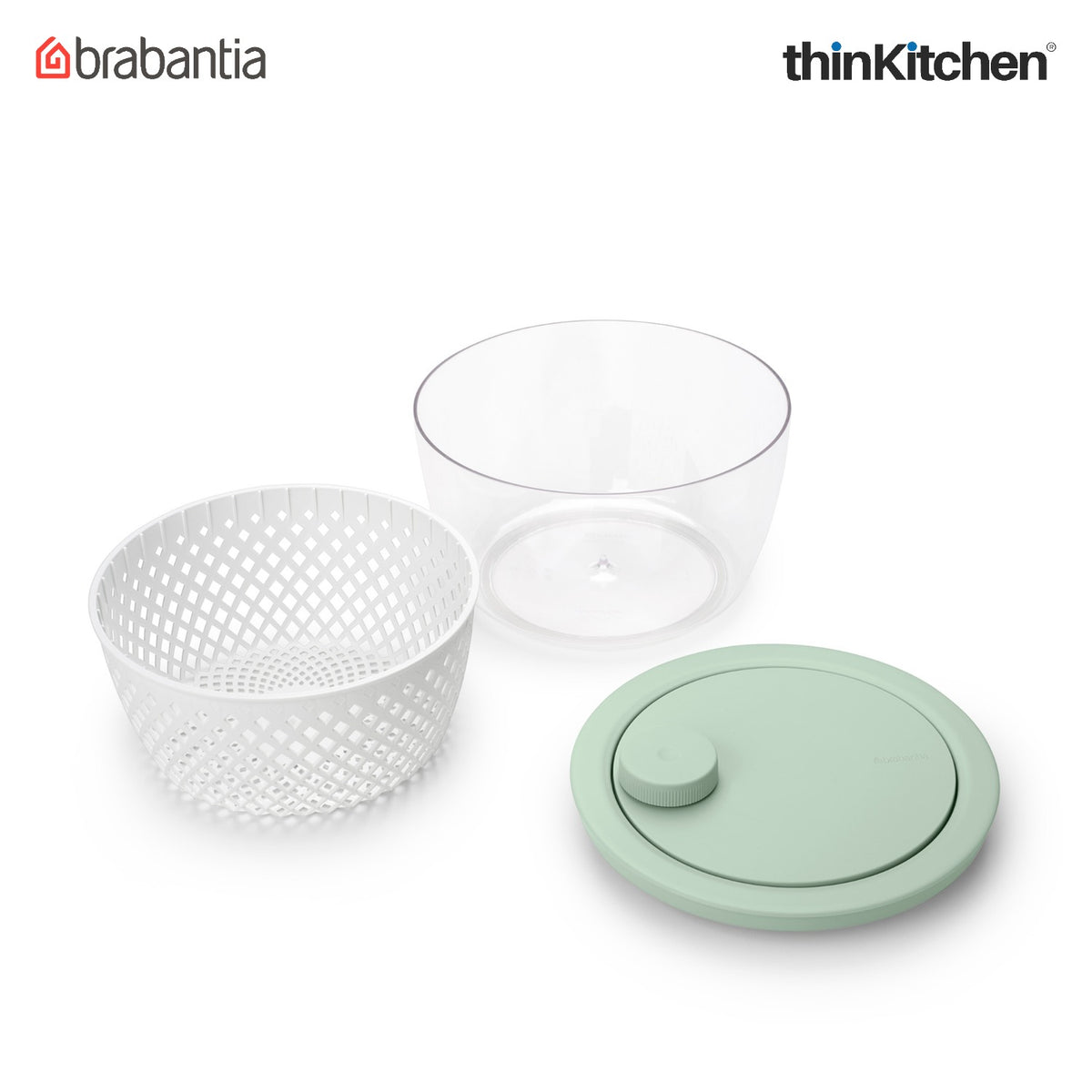 Brabantia Tasty+ Salad Spinner - Jade Green - 2