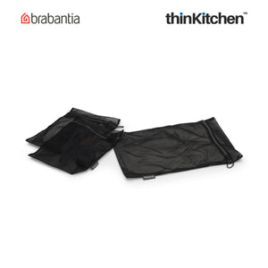 Brabantia Black Wash Bags, Set of 3