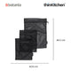Brabantia Black Wash Bags, Set of 3