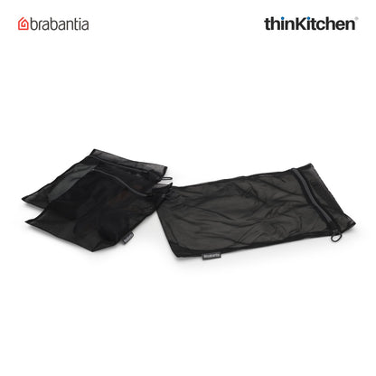 Brabantia Black Wash Bags Set Of 4