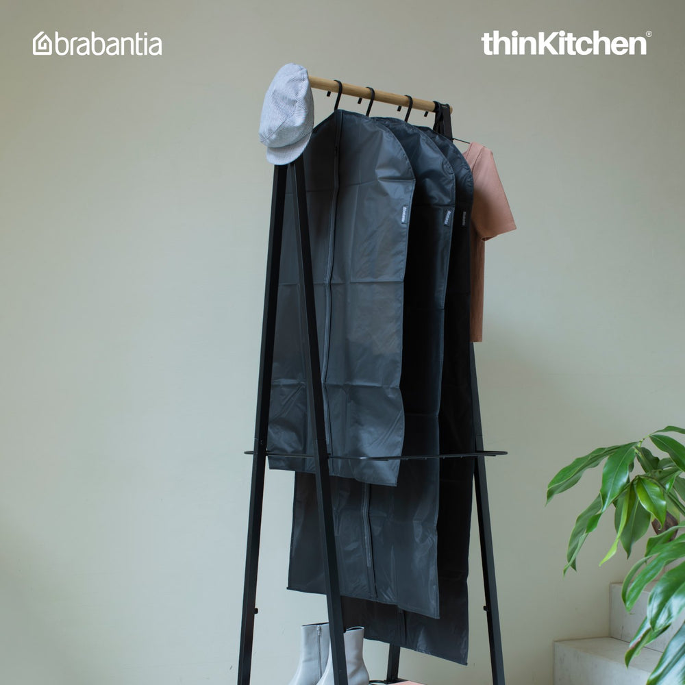 Brabantia 3 Piece Protective Clothes Covers, Black