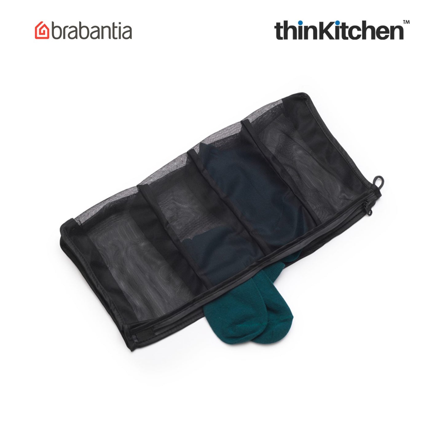Brabantia Sock Wash Bag Black