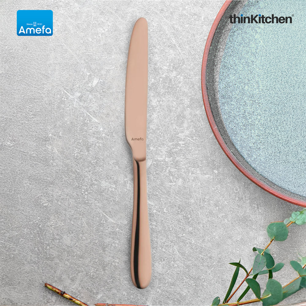 Amefa Oxford Stainless Steel Copper Table Knife